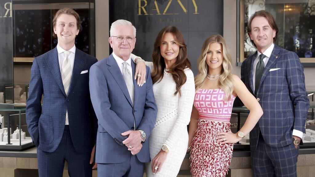 The Razny family, from left to right: Michael Razny, Stan Razny, Ingrid Razny, Christine Razny-Porter, and Eric Razny The Razny family